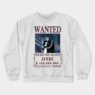 Jinbei One Piece Fashion Wanted Crewneck Sweatshirt